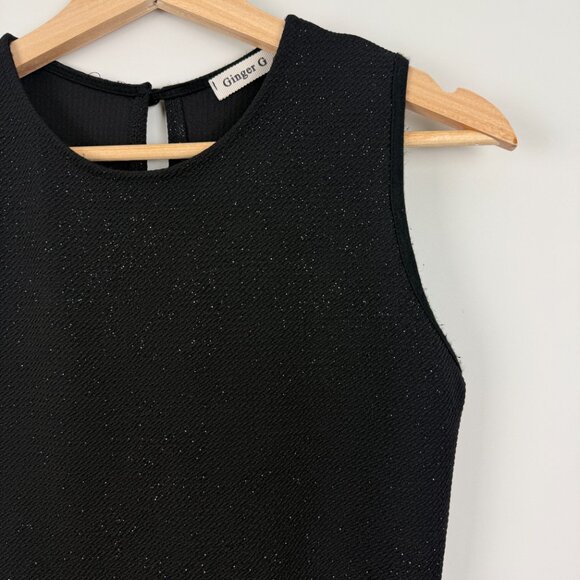 Ginger G Women's Black Skater Dress Size M - Picture 3 of 7